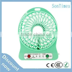 New Design Newest Rechargeable USB Fan With LED Light thumbnail-1