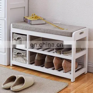 Footstool Wicker Basket Draws Cushion Seat Ottoman Storage Bench thumbnail-4