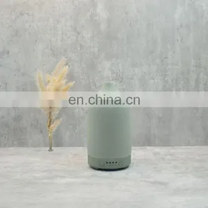 Ceramic Aromatherapy Essential Oil Diffuser Ultrasonic Portable Cool Mist Aroma With 7 Led Lights And Waterless Auto Shut-off thumbnail-1
