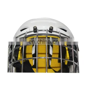 Wholesales High Strength Safe and Comfortable ABS Ice Hockey Helmet With Iron thumbnail-4