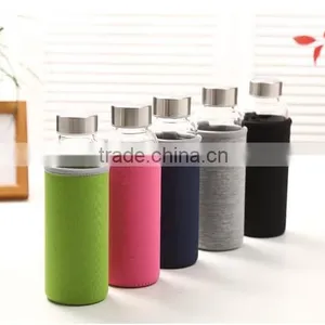 Single Wall Hot Selling Glass Water Bottles Factory Glass Sparkling Water Bottle thumbnail-3