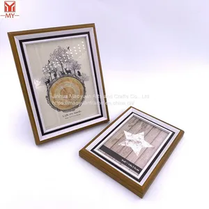 Factory Price MDF Classical Practical Wooden Pattern Photo Frame Tabletop Photo Frame for Home Decoration thumbnail-4