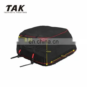 19 Cubic Ft Rooftop Cargo Carrier Bag Waterproof Luggage Carrier for SUVs Roof Top Storage Soft Cargo Bag Luggage Travel Bag thumbnail-1