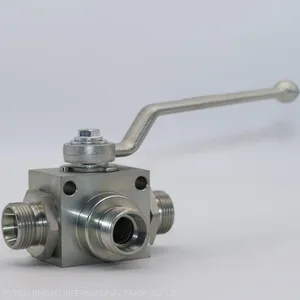 3 Way Hydraulic Ball Valve thumbnail-1