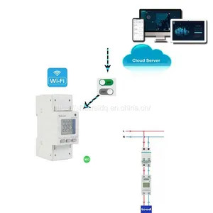 WIFI Smart Switch Smartlife Energy Meter Kwh Circuit Breaker Timer With Voltage Current Protection thumbnail-1
