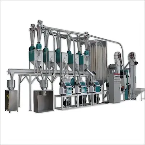 Automatic 20tpd Wheat Maize Corn Semolina Rice Roller Flour Griding Machine Wheat Flour Mill Milling Machine thumbnail-4