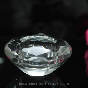 Cheap Wholesale Wedding Favors Crystal Diamond Candle Holder For Souvenirs Guests thumbnail-2