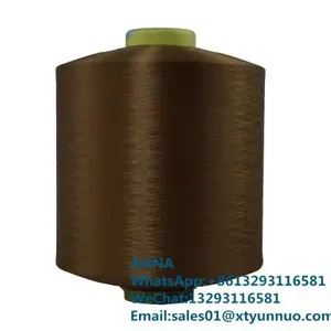Hot Sale 70D/2 Polyamide Nylon High Stretch Fancy Filament Yarn 2-Color Dyed Hank for Hand Knitting Socks thumbnail-2