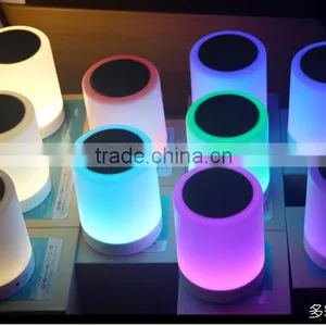 LED Light Table Lamp Nightlight With Bluetooth Speaker, Bedroom Music Nightlight Supplier's Choice thumbnail-6