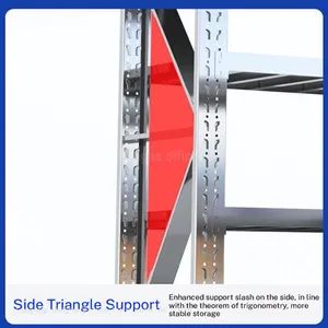 Adjustable 304 Stainless Steel Shelves for Chicago Commercial Kitchens, Food Service Racking With Side Triangle Support System, Reliable Quality thumbnail-5