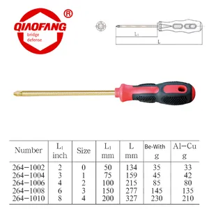 Explosion-proof Phillips Screwdriver, Bridgefang Brand, Made of Beryllium Bronze and Aluminum Bronze, Non-sparking Tool thumbnail-3