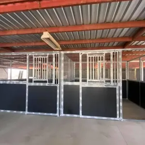 Modern Hot DIP Galvanized Horse Box Stall - Portable Stable for Sale thumbnail-5