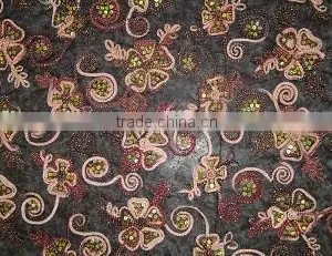 EMBROIDERY FABRIC(CORD,SPANGLE) thumbnail-1