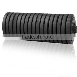 New Condition Conveyor Rubber Coated Roller/Impact Roller thumbnail-2