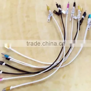 2016 Hot New Best Selling 2 in 1 Zipper Usb Cable Aluminum Charging Cable Usb Exoress China thumbnail-2
