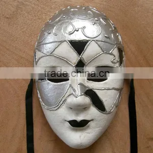 Hand Made Paper Mache Larva Mask thumbnail-1