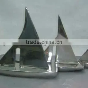Cast Aluminum Decorative Sail Boat / Table Top for Home/ Hotel/ Restaurant/ Wedding/ Party/Office Decoration thumbnail-1