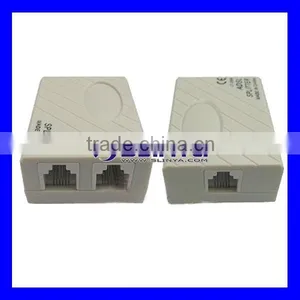 RJ11 Telephone Phone Voice ADSL Signal Splitter Adapter thumbnail-1