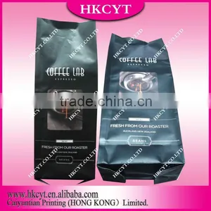 Different Size Colorful Cellophane Cheap Plastic Side Gusset Coffee Beans Bags thumbnail-3