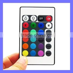 Mini RGB LED Lights IR 24 Keys Remote Controller thumbnail-2