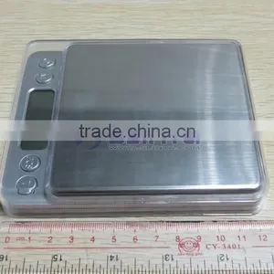 I2000 Model 500g/1000g/2000g Brushed Metal Plate I2000 Jewelry Scale thumbnail-3