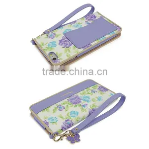 Two-Tone Color PU Leather Cell Phone/Mobile Phone Case/Booklet for IPhone 6/6plus for Lady/Female thumbnail-4