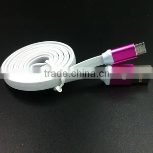 Colorful Metal USB Charger Cable Micro USB Data Cable thumbnail-4