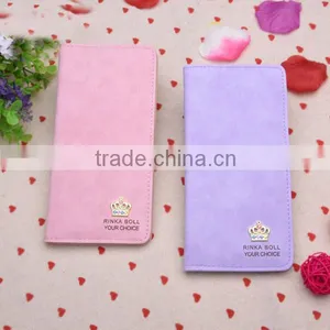 Promotion Gift Bifold Cheap Leather Wallet for Young Lady thumbnail-3