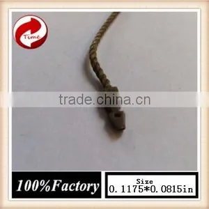 Army Green, Plastic Labels, LOGO-free,Manufacture China Plastic String Hang Tag for Clothing thumbnail-2