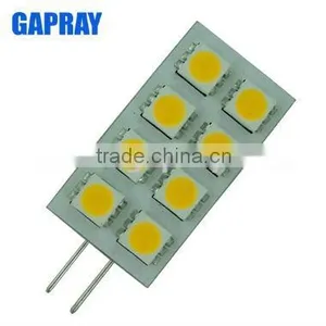 Hot Sale 1.3W 8leds 5050 SMD 12v Square G4 LED thumbnail-1