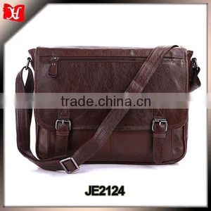 2016 New Model Fashion China Supplier Mens Leather Shoulder Bag thumbnail-1
