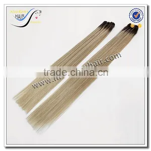Wholesale Top Quality Ombre Silky Straight Hair Weave 100% Virgin Human Hair Supplier's Choice thumbnail-3