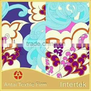 Designer Dress Design Floral Print Fabric /printed Flower Fabric thumbnail-3