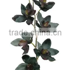 Silk Cymbidium Orchid, Artificial Cymbidium Orchid thumbnail-1