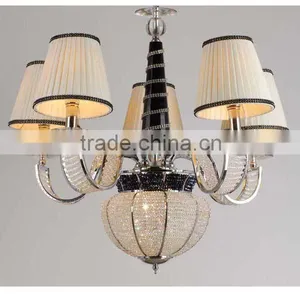 Hot Modern Crystal Chandelier Pendat Lamp(PL888-5+2) thumbnail-1