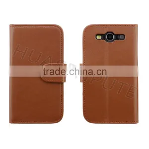 Low Price China Mobile Phone Cases for S3 Wallet Leather Case thumbnail-4