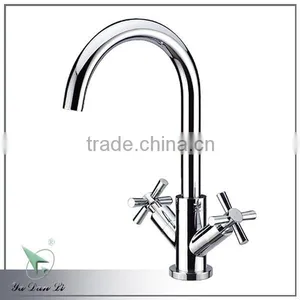 Chrome Plating Hot Sale Dual Lever Cheap 3 Way Kitchen Faucet thumbnail-1
