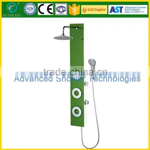 CE Green Bath Shower Rain Shower Shower Columntempered Shower Panel Faucet Hydro Generator thumbnail-1