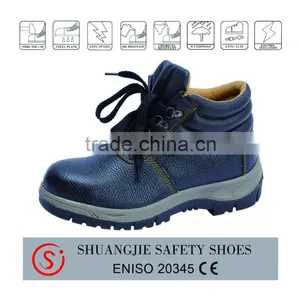 S3 Certificate Approved Embossed Cow/buffalo Leather Safety Shoes Price for Workplace thumbnail-1