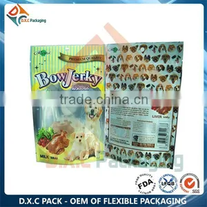 Gravure Printing Surface Handling and Plastic Material Zipper Pet Food Pouch thumbnail-4