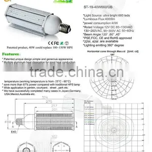 PSE CE RoHS E27/ E26/E40 18w Led Outside Wall Lights/outdoor Landscape Led Lighting/garden Lighting Kits uk thumbnail-4