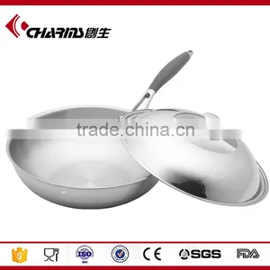 Charms Kitchen Stainless Steel Triply Mini Wok thumbnail-3