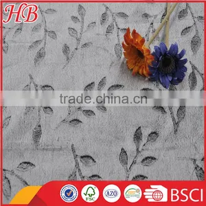 Leaf Printed Design Anti-pilling Micro Mink Fleece Blanket,2Ply Micro Mink Fleece Blanket thumbnail-6