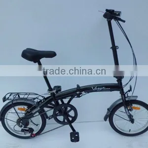 16 Inch Steel Folding Bike Bicycle thumbnail-1