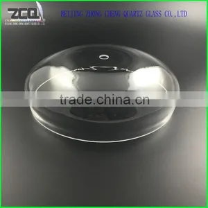 High Quality Quartz Glass Bell Jar With a Hole on the Top thumbnail-1