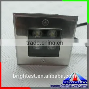 RGB Square Waterproof Fountain Light,white Round Led Underground Light for Garden and Road, thumbnail-5