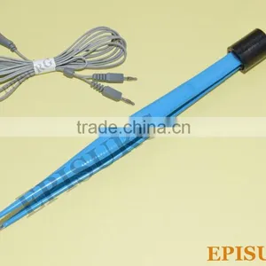 SEMKIN Bipolar Forceps Reusable, 14.5 cm With 1 mm Tip + Bipolar Cable Reusable thumbnail-1