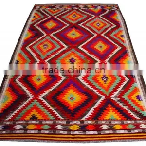 Vintage Oriental Rugs - Rectangular Turkish Vintage Wool Rug thumbnail-1