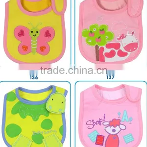 2015 Hot Sale Multi Styles Cartoon Cotton Baby Bibs Wholesale thumbnail-4
