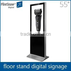 42 & 55" Full HD Digital Signage USB AD Display, Floor Standing Kiosk LCD Video Signage Board,battery Powered LCD Video Monitor thumbnail-1